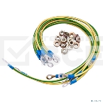 Кабель заземления Cabeus, для шкафов, желтый, фото 1