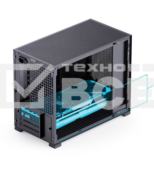 Корпус без блока питания JONSBO Computer Case D32 STD standard version black