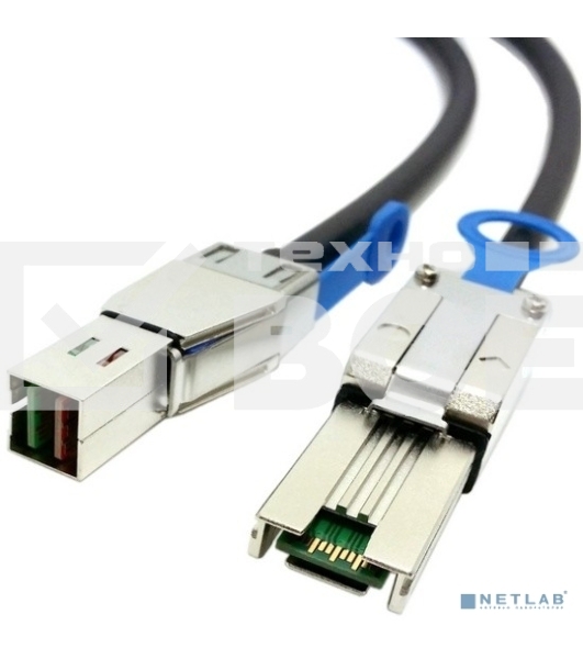 Кабель интерфейсный Dell SAS HD-mini - HD-Mini, 12Gbps, 2m, Cus Kit