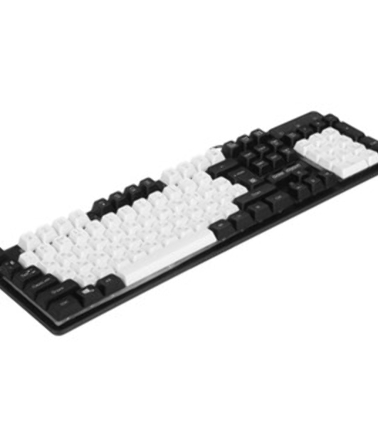 Клавиатура проводная Defender Dark Knight R GK-077, USB, черный/белый