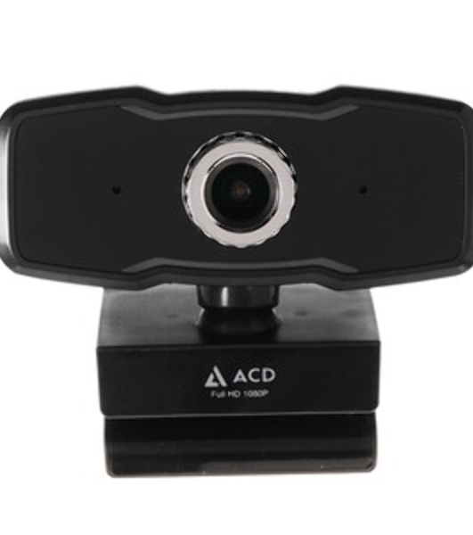 Веб-камера ACD Vision UC500 1920x1080, 30 кадр/с, USB Type-A, микрофон (2 шт), ручная фокусировка, автоосвещение, универсальное крепление