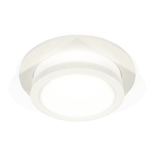 Комплект встраиваемого светильника Ambrella light XC7621041 SWH/FR белый песок/белый матовый MR16 GU5.3 (C7621, N7120)