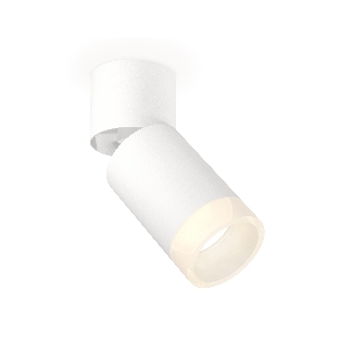Комплект накладного поворотного светильника Ambrella light XM6312082 SWH/WH/FR белый песок/белый/белый матовый MR16 GU5.3 (A2220, C6312, N6248)