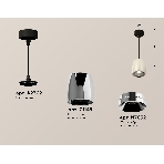 Светильник Ambrella Light XP1143001 PSL/SBK серебро полированное/черный песок MR16 GU5.3 (A2302, C1143, N7032), фото 1