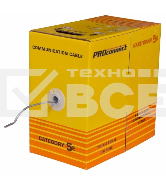 Кабель Proconnect (01-0142-3) Кабель FTP CAT5e 4 пары (305м) 0.51 мм CCA 