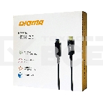 Кабель аудио-видео Digma HDMI 2.0 AOC HDMI (m)/HDMI (m) 10м. Позолоченные контакты черный (BHP AOC 2.0-10), фото3