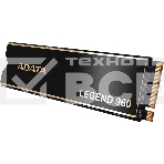 Накопитель SSD ADATA LEGEND 960, 2Tb, PCIe 4.0 x4, M.2 2280, NVMe, R/W 7400/6800, с радиатором, фото 1