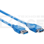 Кабель удлинительный VCOM VUS7065-1M USB3.0 Am-Af 1m, фото2