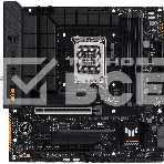 Материнская плата ASUS TUF GAMING B760M-PLUS WIFI D4, LGA 1700, Intel B760, 4xDDR4, 4xSATA, 2xM.2, 1xPCI-E 5.0 x16, 1xPCI-E 4.0 x4, 1xUSB-A 3.2 Gen 1, 4xUSB-A 3.2 Gen 2, 2xUSB 2.0, 1xUSB-C 3.2 Gen 2x2, 1x2.5Gb LAN, 5x3.5 мм, 7.1, Wi-Fi 6, Bluetooth 5.2, M, фото2