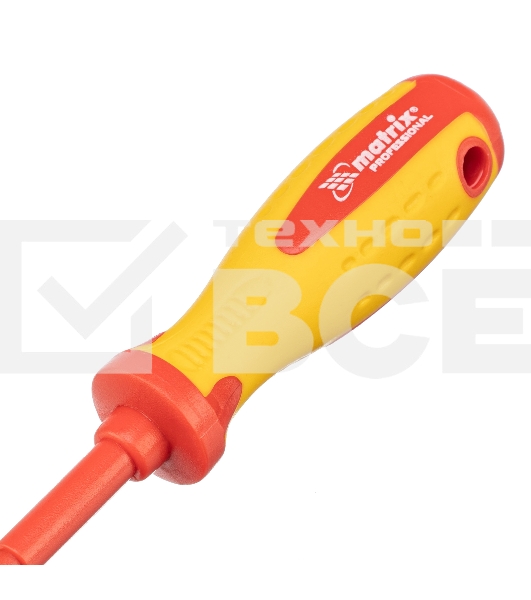 Отвертка Matrix Insulated, PH0 x 75 мм, CrMo, до 1000 В, двухкомп. рукоятка