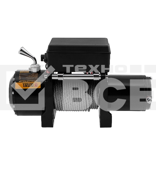 Лебедка автомобильная электрическая Denzel LB- 2200, 2,2 т, 3,3 кВт, 12 В