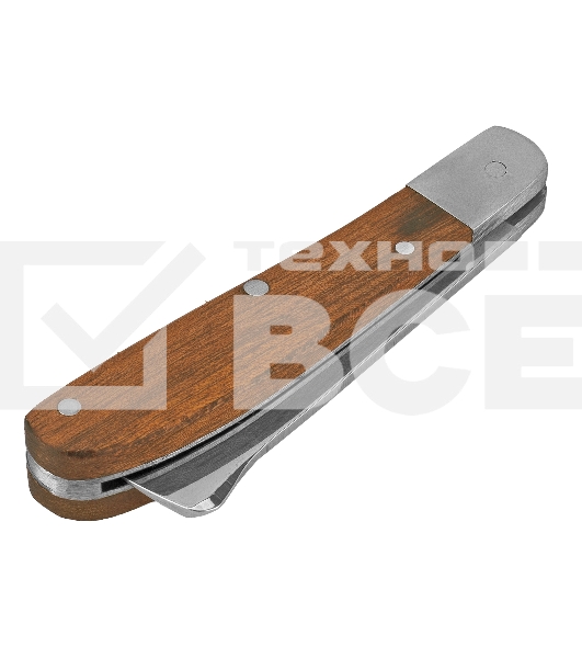 Нож PALISAD 79002  садовый 173мм складной копулировочный дерев.ручка