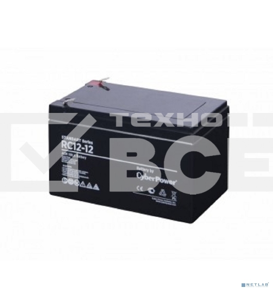 Батарея SS CyberPower Standart series RC 12-12 / 12V 12 Ah