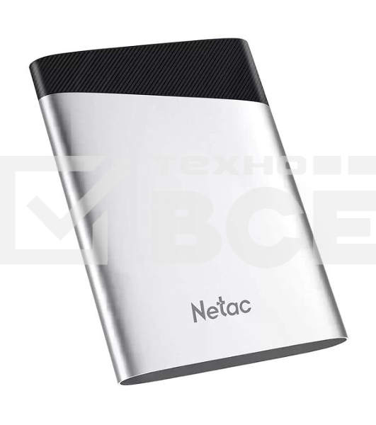 Внешний накопитель SSD Netac Z6S 2TB USB 3.2 Gen 2 Type-C External SSD, R/W up to 550MB/480MB/s,with USB-C to USB-A cable and USB-A to USB-C adapter