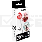 Наклейки Canon ZINK ZP-2030-2C-20 (2 круга) 4967C003/20л./белый для сублимационных принтеров, фото2