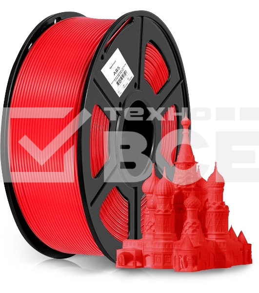 Пластик для принтера 3D Cactus CS-3D-ABS-1KG-RED ABS d1.75мм 1кг 1цв.
