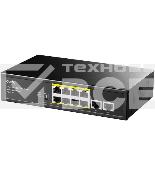 Коммутатор Cudy FS1010P (L2) 10x100Мбит/с 8PoE+ 120W неуправляемый