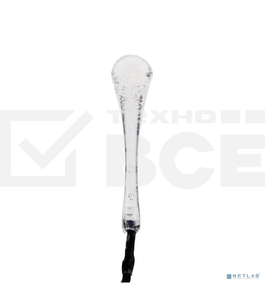 Каскад Lamper Сталактит LED 5 м с аккумулятором и выносной солнечной панелью 1 м, IP65, 2 режима работы: мигание и постоянное теплое белое свечение