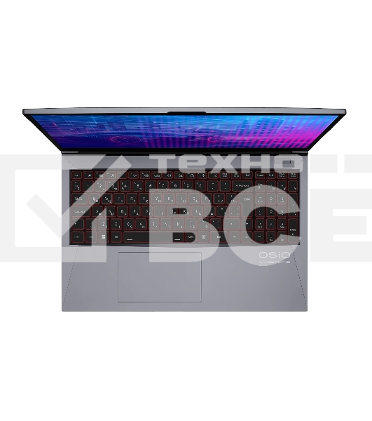 Ноутбук OSIO CyberLine C150i-002 серый i5-12600H /NVidia RTX 4050/16/512/NoOS/(Ghz)/Gb/Ext: + не МПТ