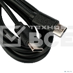 Кабель USB2.0 Гарнизон GCC-USB2-CMCM-6, Type-C/Type-C, 3А, 45Вт, PD/QC3.0, медь, 1.8м, черный, пакет, фото3
