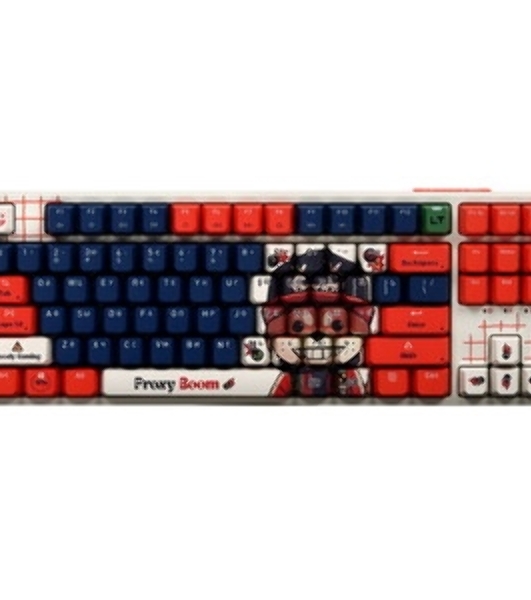 Клавиатура A4Tech Bloody AT87 проводная USB черный/красный