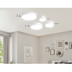 Потолочный светодиодный светильник Ambrella light FV5512 WH белый LED 15W 4200K D120*58 (Без ПДУ), фото8