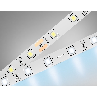 Светодиодная лента Ambrella light GS3003 2835 60Led/ 6W m/ 24V IP20 6500K/ 5000*8*1.2mm (2 конт.)