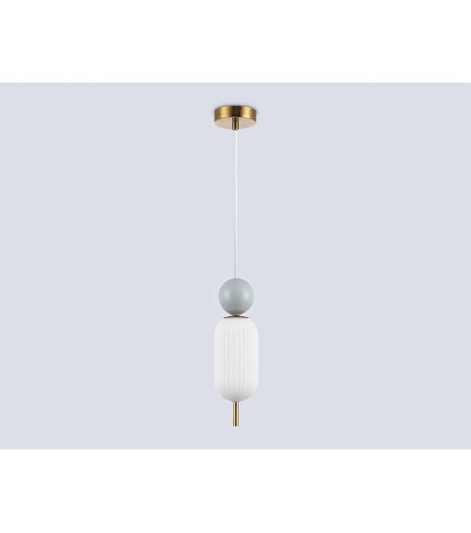 Светильник Ambrella light LH53101 BS/GR/FR латунь/серый/белый матовый G9 max 28W D100*330