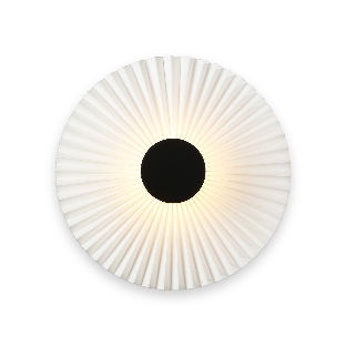 Настенный светильник Ambrella light LH72641 BK/WH черный/белый 6W 3000K D300*100