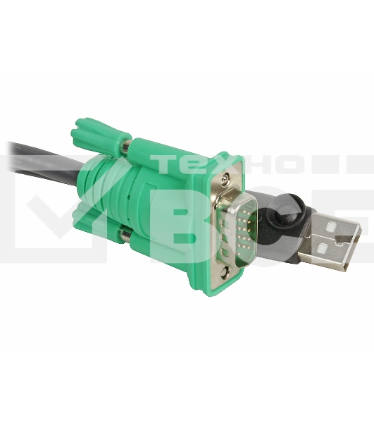 Кабель KVM ATEN 2L-5201U USB(тип А Male)+HDB15(Male) <-> SPHD15(Male) 1,2м., черный.