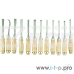 Набор STAYER: Стамески 'PROFI' фигурные, с деревянной ручкой, 12шт (1835-H12_z01), фото3