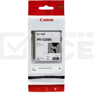 Картридж струйный Canon PFI-120 BK 2885C001 черный (130 мл) для Canon imagePROGRAF TM-200/205
