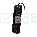 Сетевой фильтр Sven SF-05PL 1,8 м (5 розеток) черный , фото8