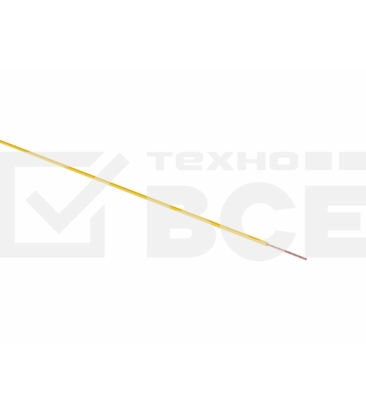 Провод ПГВА Rexant 1х1.50 мм², желтый, бухта 100 м