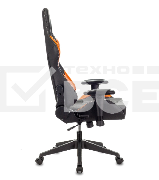 Кресло игровое Zombie VIKING 5 AERO черный/оранжевый искусственная кожа с подголов. крестовина пластик