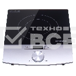 Плита настольная электрическая Hyundai HYC-0102 серебристый/черный стеклокерамика, фото2