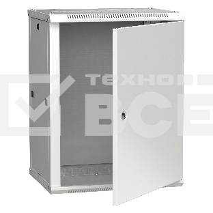 Шкаф монтажный ITK LINEA W (LWR3-12U64-MF) настенный 12U 600x450мм пер.дв.металл 90кг серый 350мм 29кг 200град. IP20 IK10 сталь