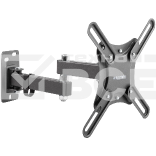 Кронштейн для телевизора Kromax CORBEL-5 черный 15'-42' макс.25кг настенный поворот и наклон