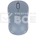Мышь беспроводная Logitech M221 голубой, 1000 dpi, радиоканал, USB, кнопки - 3, фото2