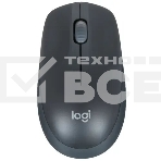 Мышь беспроводная Logitech M190 черный/серый, 1000 dpi, радиоканал, USB, кнопки - 3, фото6