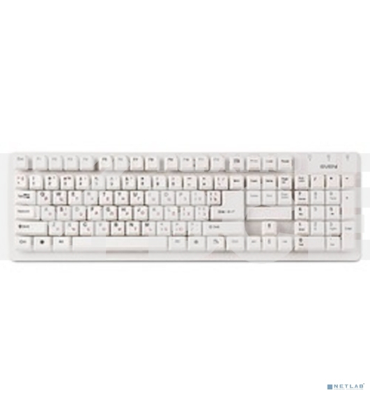 Клавиатура SVEN Standard 301 USB белая