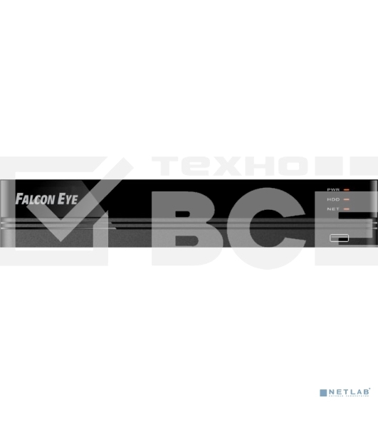 Видеорегистратор Falcon Eye FE-MHD2104 4 канальный 5 в 1 регистратор: запись 4кан 5Мп Lite*12k/с; 1080P*15k/с; 720P*25k/с; Н.264/H.265/H265+; HDMI, VGA, SATA*1 (до 10Tb HDD), 2 USB; Аудио 1/1; Смарт функции записи и в