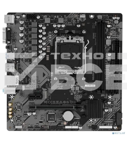 Материнская плата Gigabyte A620M S2H, Micro-ATX, AM5, AMD A620, 2xDDR5, 4xSATA, 1xM.2, 1xPCI-E 4.0 x16, 1xDP, 1xHDMI, 1xVGA, 1x1Gb LAN, 2xUSB 3.2 Gen 1, 4xUSB 2.0, 3x3.5mm, 7.1, mATX