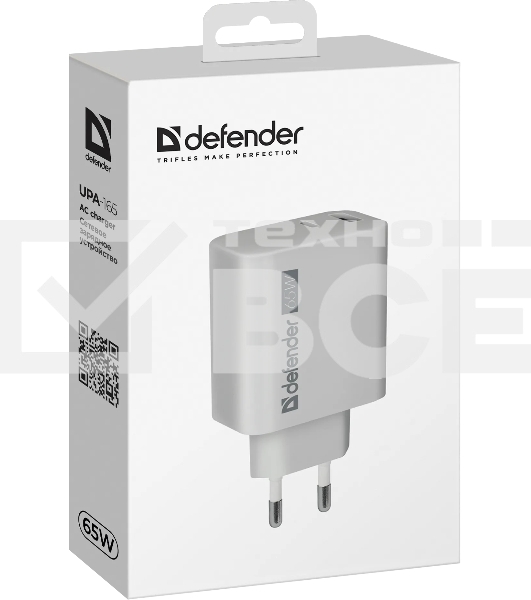 Зарядное устройство Defender UPA-165 USB A+C 65W