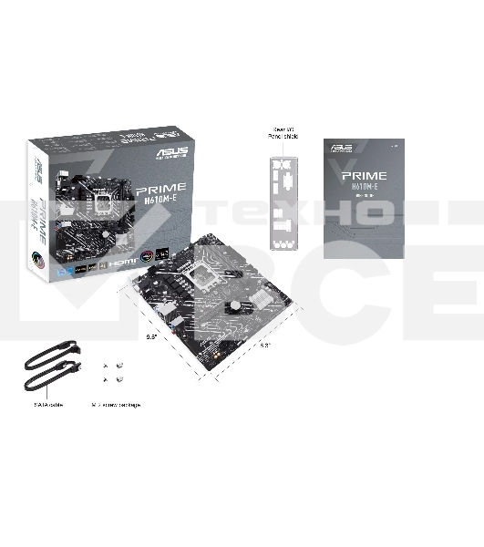 Материнская плата ASUS PRIME H610M-E-CSM, LGA 1700, Intel H610, 2xDDR5, 4xSATA, 2xM.2 PCIe 3.0 (x2, x4), 1xPCIe 4.0 x16, 1xPCIe x1, 1xHDMI, 1xDP, 1xVGA, 2xUSB-A 2.0, 2xUSB-A 3.2 Gen 1, 1x 1Gb LAN, 3x3.5 мм, 7.1, mATX