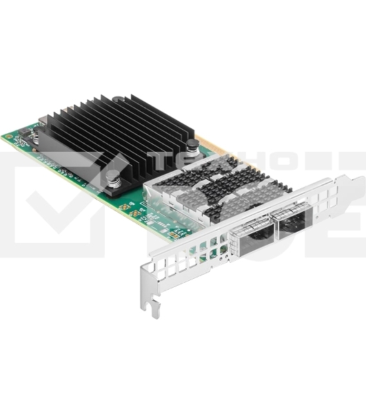 Сетевая карта MELLANOX ConnectX-6 Dx EN adapter card, 100GbE, Dual-port QSFP56, PCIe 4.0 x16, No Crypto, Tall Bracket