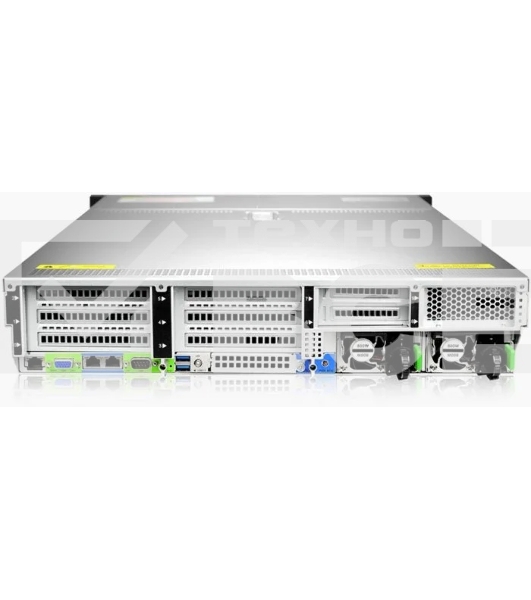 Серверная платформа/ Gooxi SR201-D12R-NV-G2 2U 12 bay server with NVME bp,based on AMD 9004 2 riser cards of PCIe5.0(X32 to x16x16)  2x rear SAS/SATA 2x rear NVME 1300W 1+1 PSU EU power cables rail kit