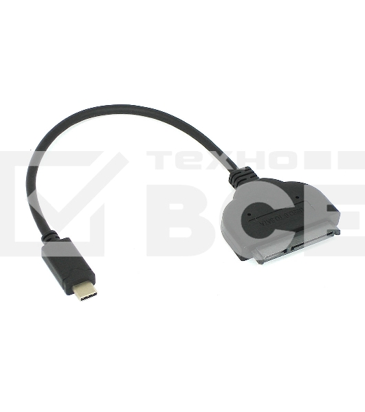 Перходник SATA на USB 3.1 TYPE C на шнурке 20см DM-688