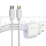 Сетевое зарядное устройство Rexant USB-C, 20Вт в комплекте с кабелем USB-C – Lightning, фото5