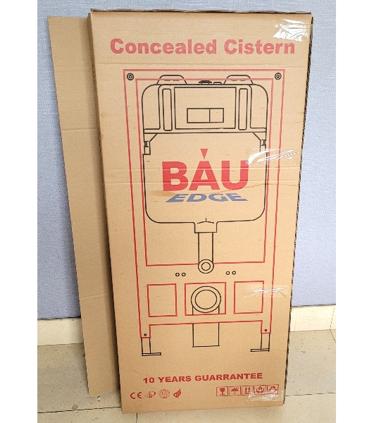 Инсталляция BAU PRO для подвесного унитаза с клавишей смыва BAU Soul, хром